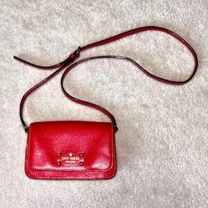 Kate Spade Vibrant Red Crossbody Bag